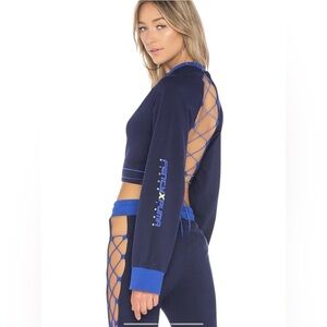 NWT Puma x Fenty Laced Back Sweatshirt in Evening Blue (E)
